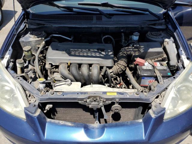 2T1KR32E35C382904 - 2005 TOYOTA COROLLA MA XR BLUE photo 11