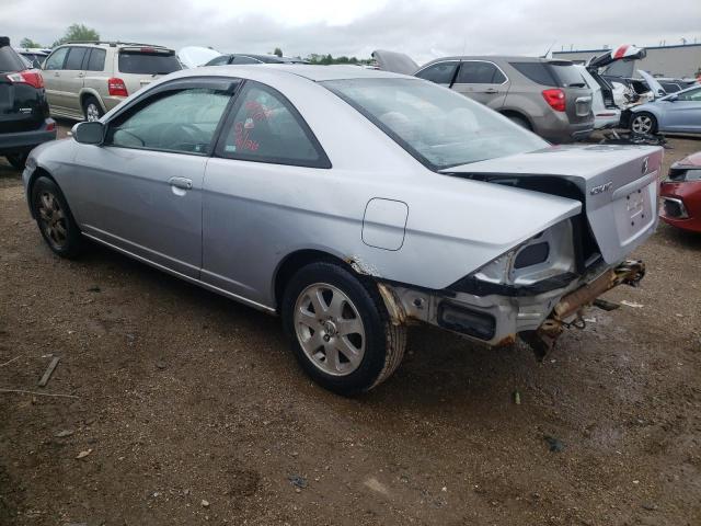 1HGEM22943L017809 - 2003 HONDA CIVIC EX SILVER photo 2