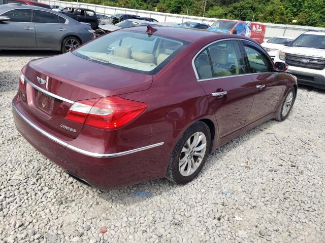 KMHGC4DD7CU175039 - 2012 HYUNDAI GENESIS 3.8L BURGUNDY photo 3