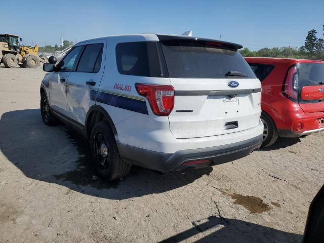 1FM5K8AR0GGB88897 - 2016 FORD EXPLORER POLICE INTERCEPTOR WHITE photo 2
