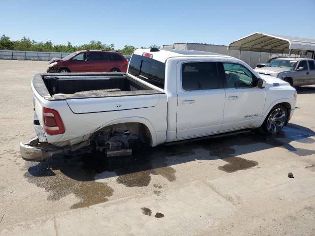 1C6SRFKMXLN411065 - 2020 RAM 1500 LONGHORN WHITE photo 3