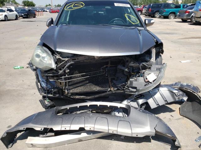 5J8TB18557A003561 - 2007 ACURA RDX TECHNOLOGY GRAY photo 9