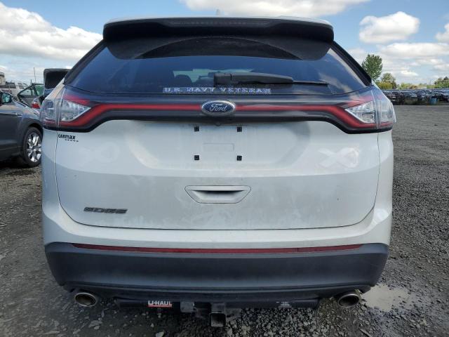 2FMTK3G81FBB96800 - 2015 FORD EDGE SE WHITE photo 6