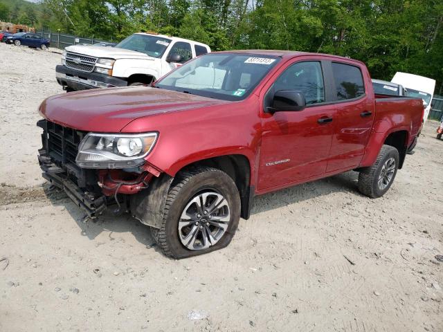 1GCGTDEN6N1116824 - 2022 CHEVROLET COLORADO Z71 RED photo 1