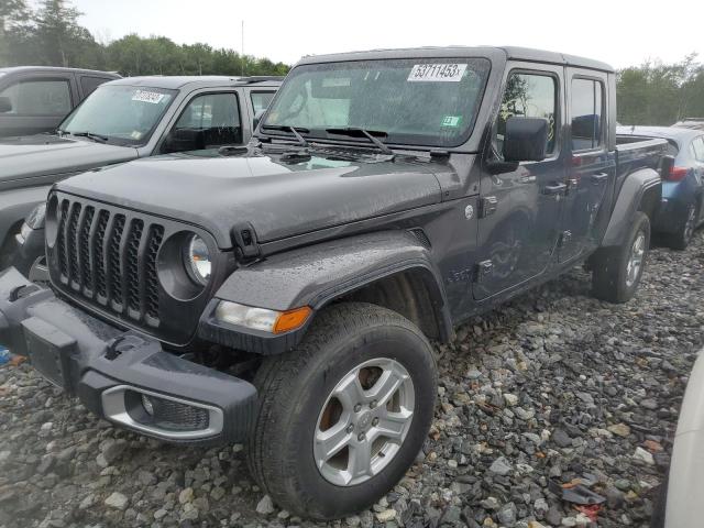 1C6JJTAG1LL217310 - 2020 JEEP GLADIATOR SPORT GRAY photo 1