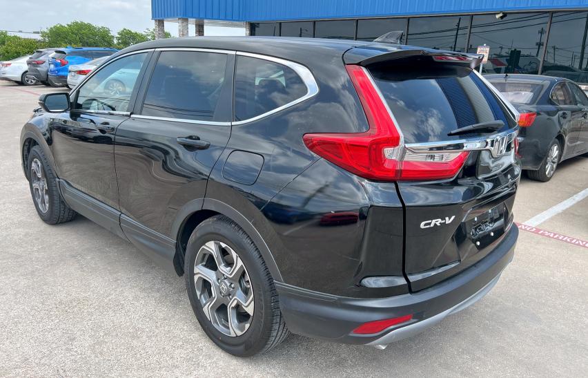 5J6RW1H54JA009785 - 2018 HONDA CR-V EX BLACK photo 3