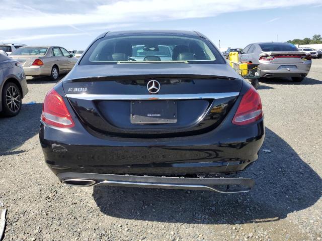 55SWF4JB5GU152009 - 2016 MERCEDES-BENZ C 300 BLACK photo 6