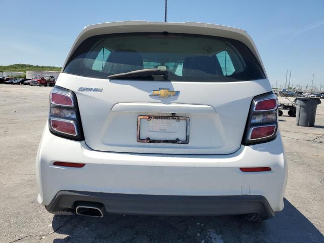 1G1JG6SH3J4108170 - 2018 CHEVROLET SONIC WHITE photo 6