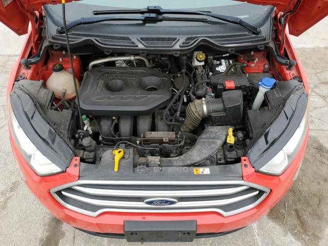 MAJ6S3GL0KC278359 - 2019 FORD ECOSPORT SE წითელი ფოტო 11