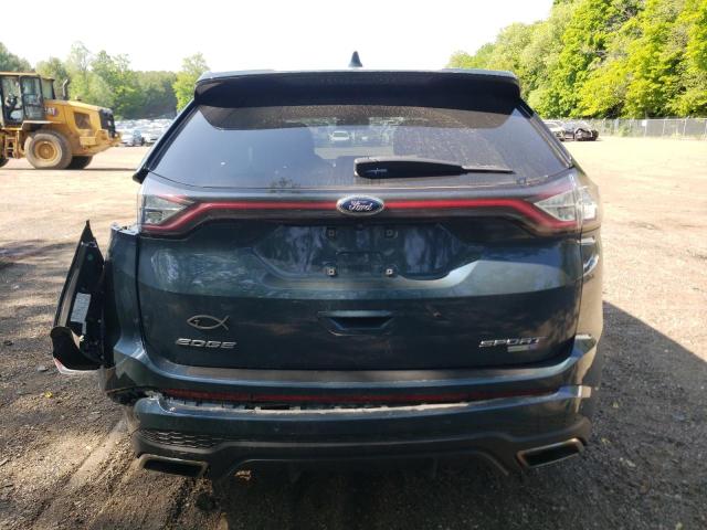 2FMPK4AP8GBB68677 - 2016 FORD EDGE SPORT BLUE photo 6