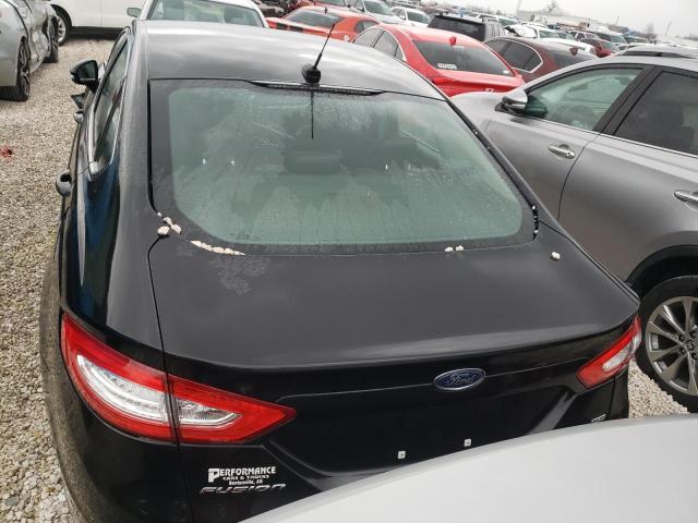 3FA6P0LU7ER204294 - 2014 FORD FUSION SE HYBRID BLACK photo 6