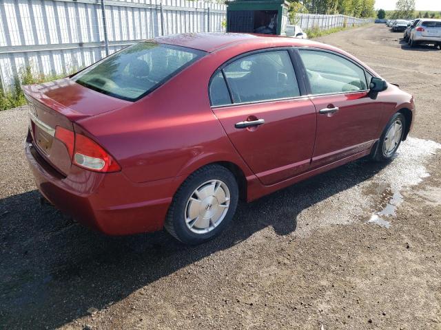 2HGFA16449H017482 - 2009 HONDA CIVIC DX-G MAROON photo 3