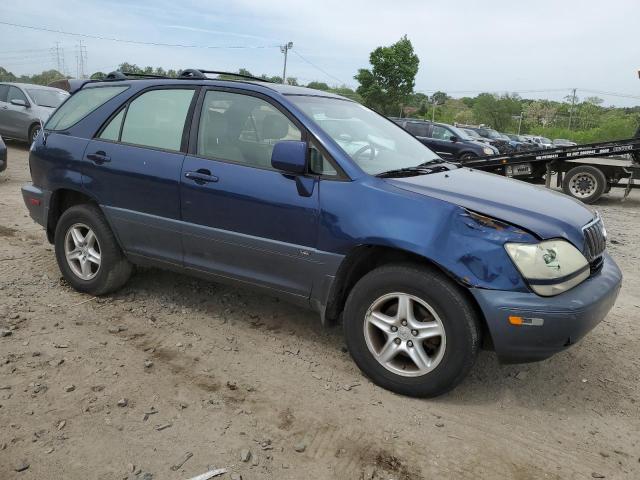 JTJHF10U330296482 - 2003 LEXUS RX 300 BLUE photo 4