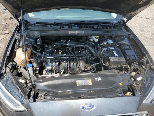 3FA6P0K90KR236822 - 2019 FORD FUSION TITANIUM GRAY photo 11