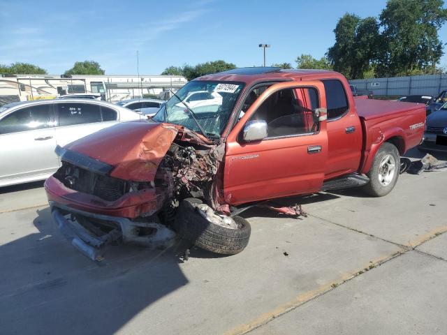 5TEGN92N02Z001097 - 2002 TOYOTA TACOMA DOUBLE CAB PRERUNNER RED photo 1