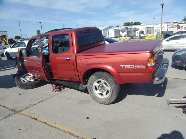 5TEGN92N02Z001097 - 2002 TOYOTA TACOMA DOUBLE CAB PRERUNNER RED photo 2