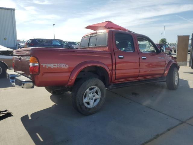 5TEGN92N02Z001097 - 2002 TOYOTA TACOMA DOUBLE CAB PRERUNNER RED photo 3