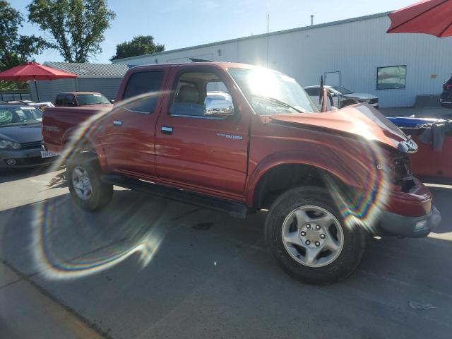 5TEGN92N02Z001097 - 2002 TOYOTA TACOMA DOUBLE CAB PRERUNNER RED photo 4