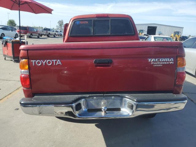 5TEGN92N02Z001097 - 2002 TOYOTA TACOMA DOUBLE CAB PRERUNNER RED photo 6
