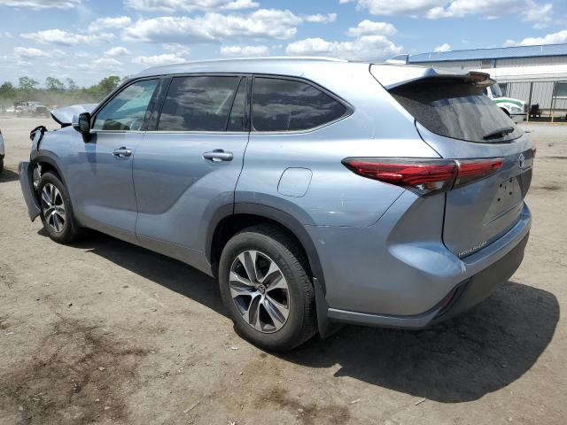 5TDGZRBH1MS130416 - 2021 TOYOTA HIGHLANDER XLE Կապույտ լուսանկար 2