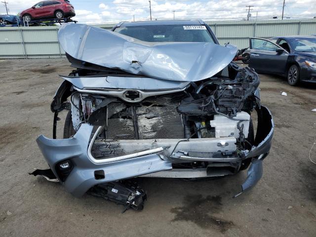5TDGZRBH1MS130416 - 2021 TOYOTA HIGHLANDER XLE Կապույտ լուսանկար 5