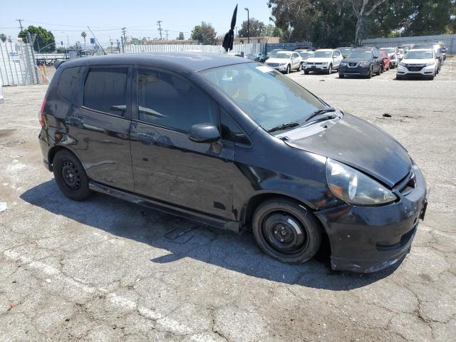 JHMGD38627S040431 - 2007 HONDA FIT S 黑色 照片 4