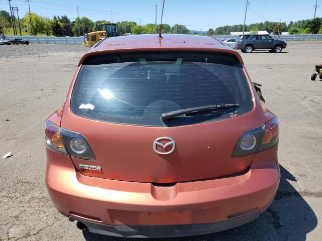 JM1BK143751311861 - 2005 MAZDA 3 HATCHBACK ORANGE photo 6