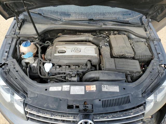 WVWFW7AH5CV012299 - 2012 VOLKSWAGEN EOS LUX GRAY photo 11