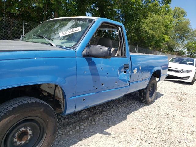 1GCGC24R0YR152149 - 2000 CHEVROLET C/K2500 C2500 BLUE photo 9