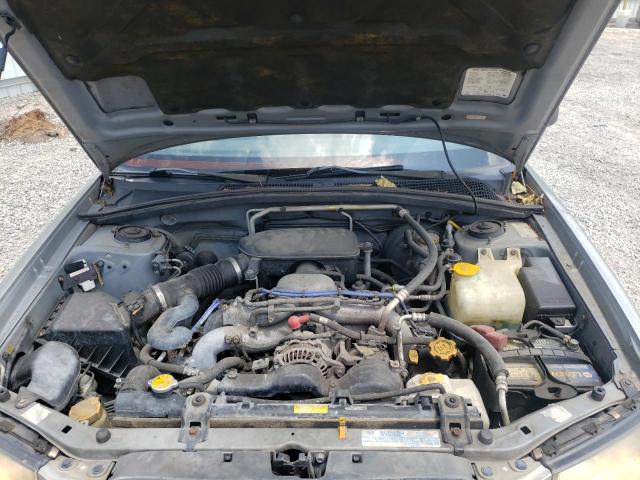 JF1SG65635H734134 - 2005 SUBARU FORESTER 2.5XS ვერცხლისფერი ფოტო 11