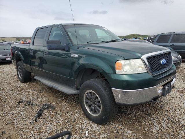 1FTPW14V37KB12380 - 2007 FORD F150 SUPERCREW GREEN photo 4