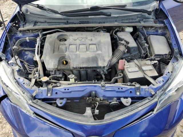 2T1BURHE3HC783446 - 2017 TOYOTA COROLLA L BLUE photo 11