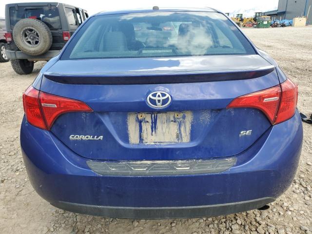 2T1BURHE3HC783446 - 2017 TOYOTA COROLLA L BLUE photo 6