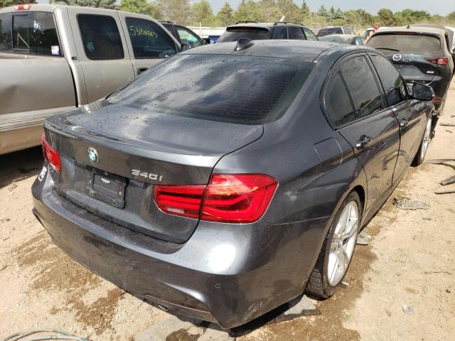 WBA8B7C59JA586011 - 2018 BMW 340 XI GRAY photo 3