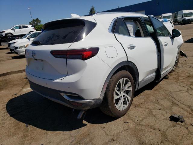 LRBFZNR42MD177536 - 2021 BUICK ENVISION ESSENCE WHITE photo 3