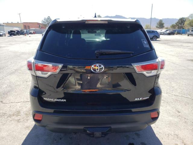 5TDJKRFH8FS164232 - 2015 TOYOTA HIGHLANDER XLE Qara foto 6