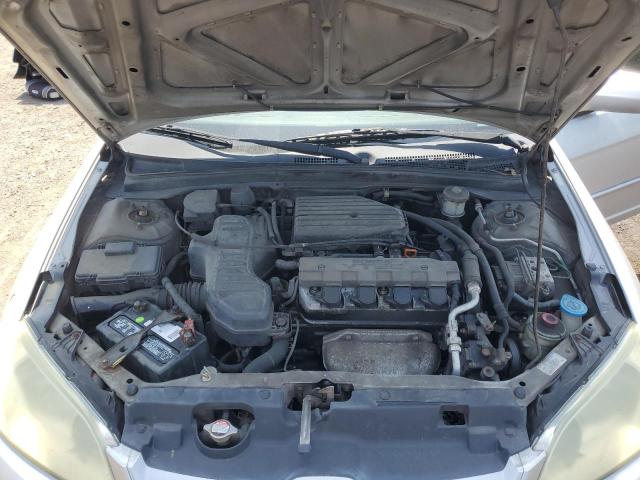 2HGES26774H556115 - 2004 HONDA CIVIC DX EX SILVER photo 11