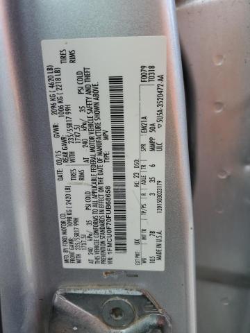 1FMCU0F70FUB68658 - 2015 FORD ESCAPE S SILVER photo 13