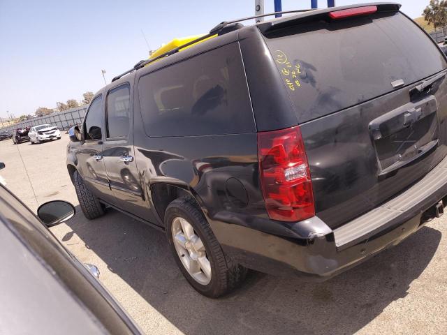 1GNFC16077J265881 - 2007 CHEVROLET SUBURBAN C1500 BLACK photo 2