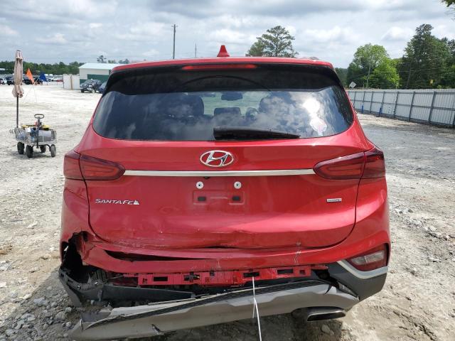 5NMS3CAD9LH234595 - 2020 HYUNDAI SANTA FE SEL RED photo 6