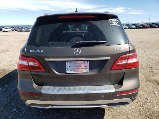 4JGDA5HB7EA416190 - 2014 MERCEDES-BENZ ML 350 4MATIC CHARCOAL photo 6