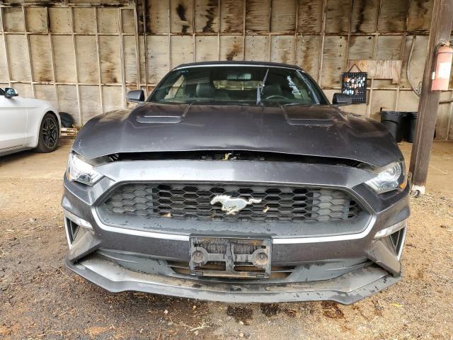 1FATP8UH8L5112632 - 2020 FORD MUSTANG GRAY photo 5