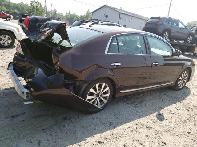 4T1BK3DB6BU427111 - 2011 TOYOTA AVALON BASE MAROON photo 3