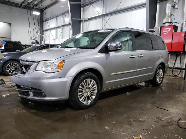 2C4RC1CG1DR769762 - 2013 CHRYSLER TOWN & COU TOURING L SILVER photo 1