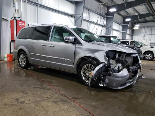 2C4RC1CG1DR769762 - 2013 CHRYSLER TOWN & COU TOURING L SILVER photo 4