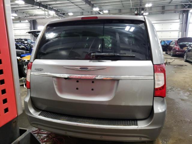2C4RC1CG1DR769762 - 2013 CHRYSLER TOWN & COU TOURING L SILVER photo 6