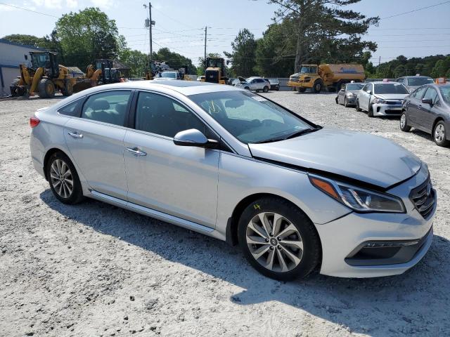 5NPE34AF4HH444245 - 2017 HYUNDAI SONATA SPORT SILVER photo 4