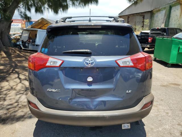 JTMZFREV4D5008609 - 2013 TOYOTA RAV4 LE BLUE photo 6