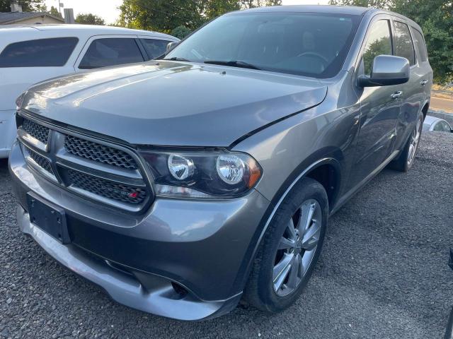 1D4RE3GG6BC733056 - 2011 DODGE DURANGO HEAT GRAY photo 2