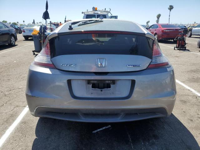 JHMZF1C64CS000618 - 2012 HONDA CR-Z EX GRAY photo 6